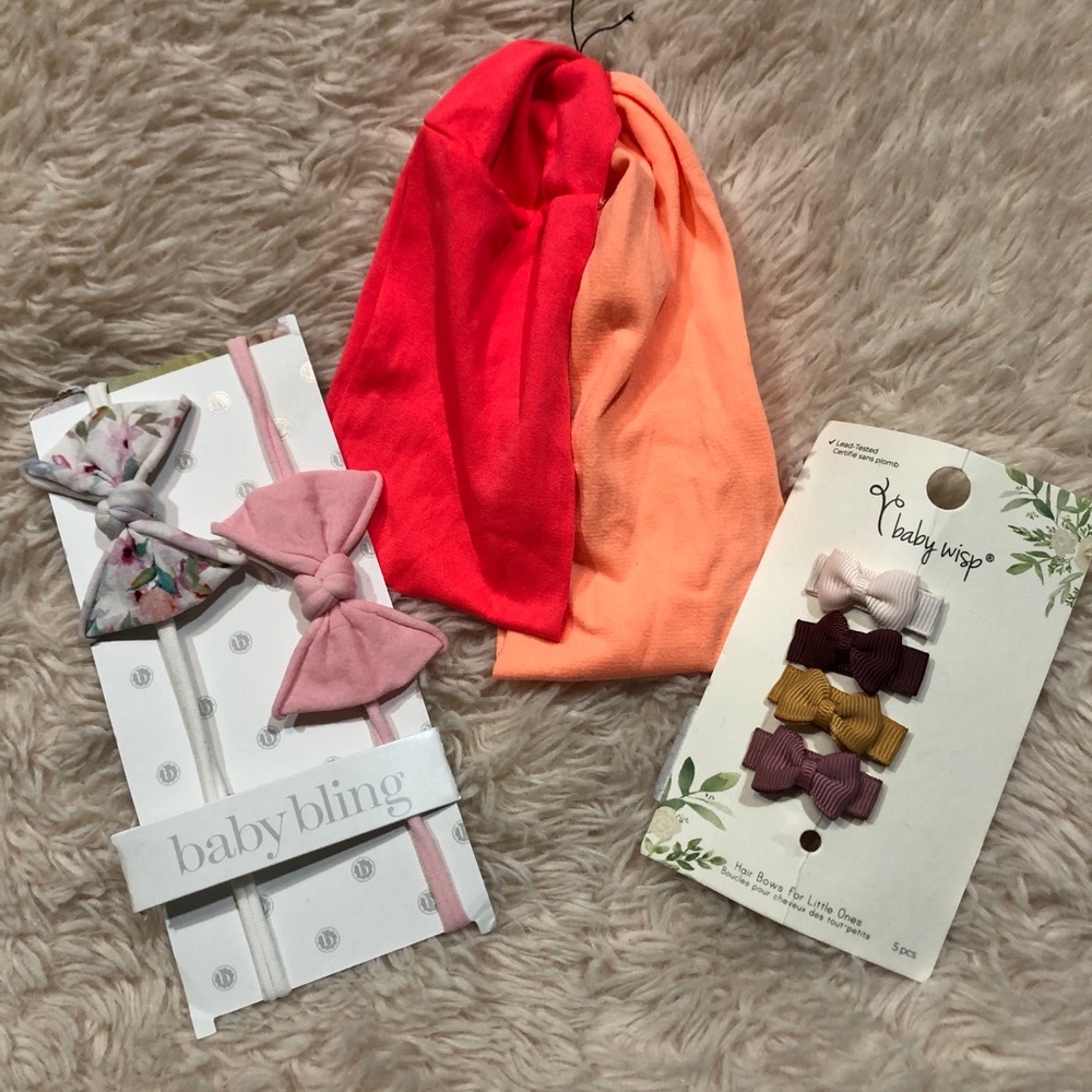 Baby Hair Accessories ~ Headband Hair Clips